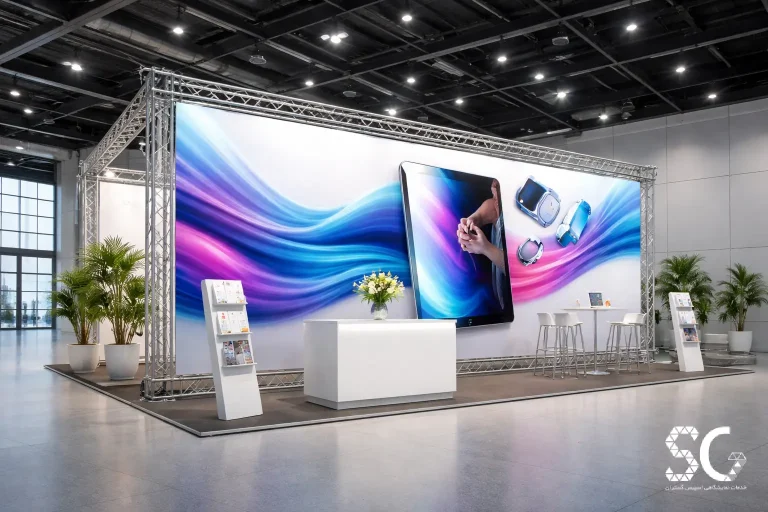 ایده استفاده از قاب بنر در نمایشگاه‌