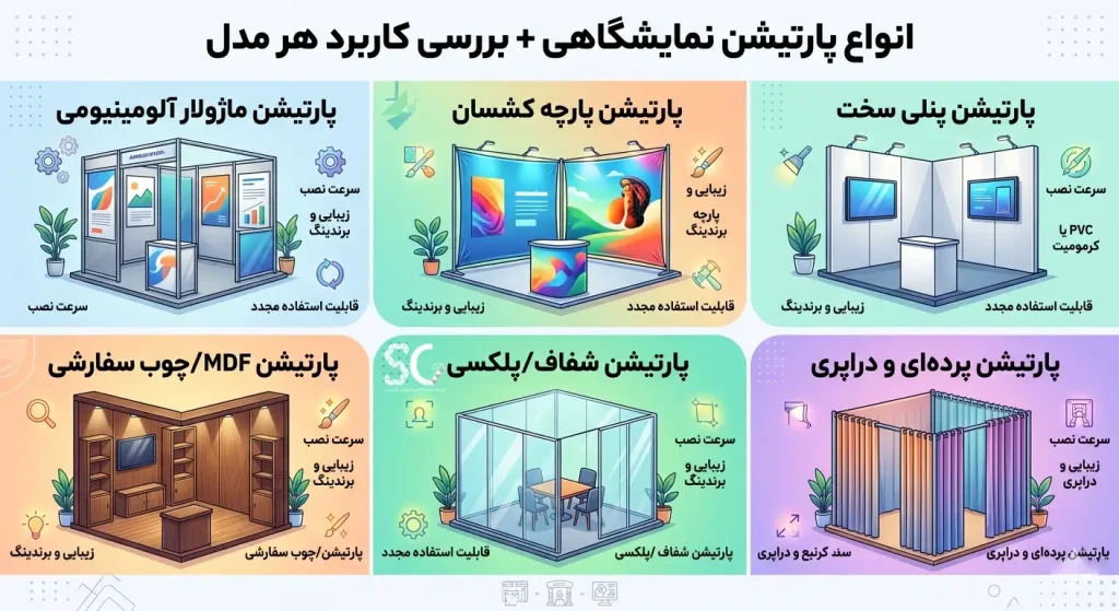 انتخاب پارتیشن نمایشگاهی